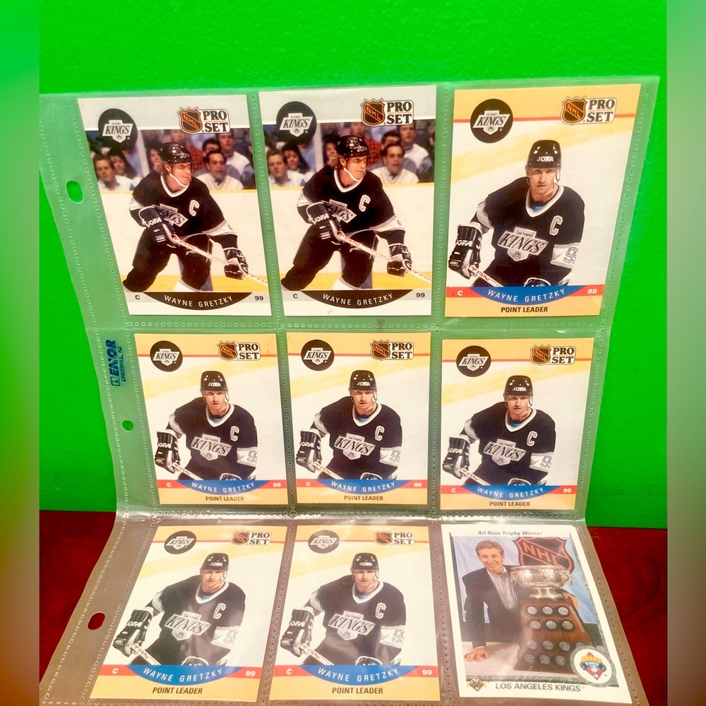 90’s Pro Set Hockey Wayne Gretzky 9pcs